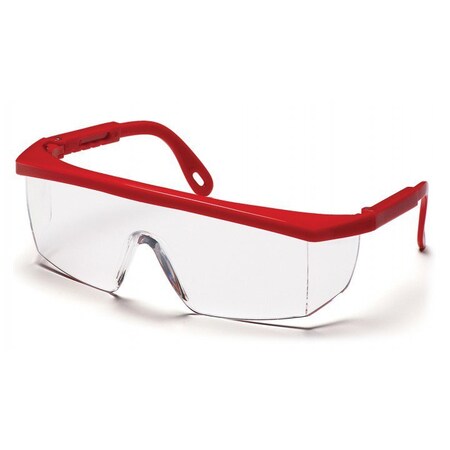 Pyramex - Integra - Red Frame/Clear Lens SR410S